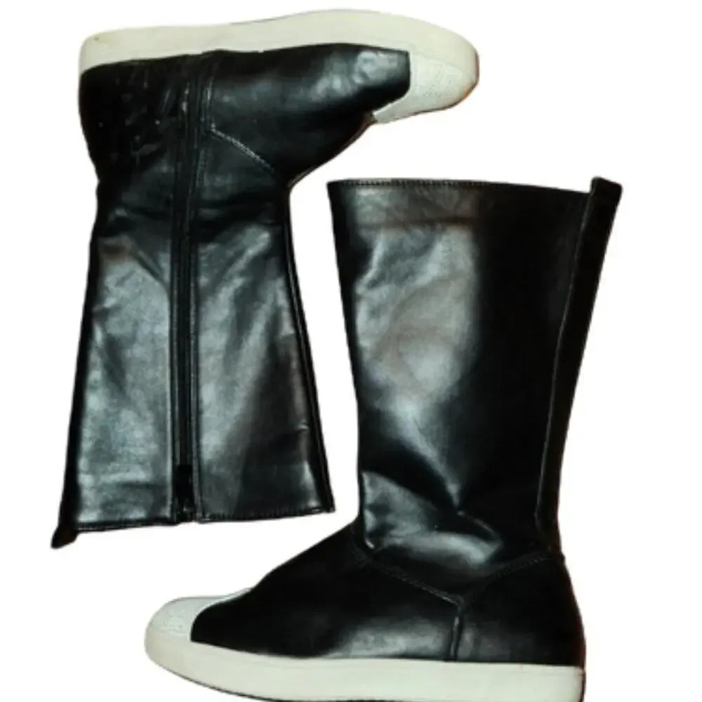 QQ Girls High Boots Black and White || sz 4 GUC